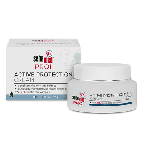სებამედი - სახის კრემი დამცავი პრობიოტიკებით ნაოჭსაწინააღმდეგო 50მლ