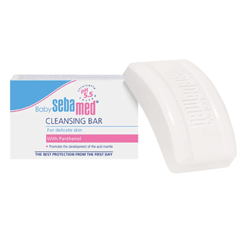 სებამედი - ბავშვის დასაბანი საპონი მყარი. დელიკატური წმენდა 100გრ