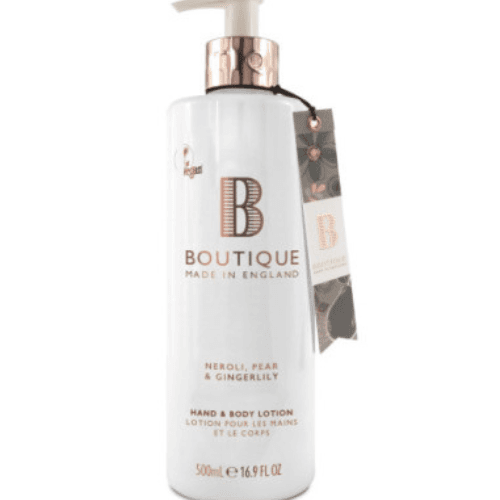 გრეის კოული BOUTIQUE - ტანის/ხელის ლოსიონი ნეროლი/მსხალი/ჯინჯერი 500მლ