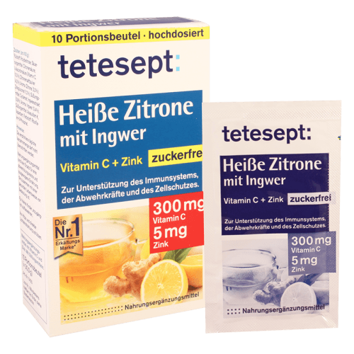 ტეტესეპტი ჩაი იმუნიტეტის ფხვნილი ორალური ხსნარის მოსამზადებლად პაკეტი  #10