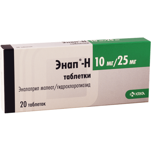 ენაპი-H ტაბლეტი 10მგ+25მგ #20