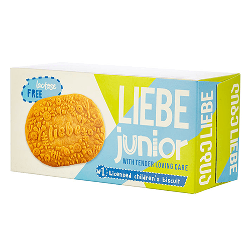 ლიბე - ბისკვიტი ჯუნიორი ზეთზე ულაქტოზო /6თვ+/ 160გრ