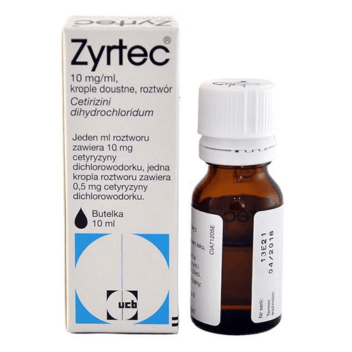 ზირტეკი წვეთები ორალური 10მგ/1მლ 20მლ ფლაკონი  #1