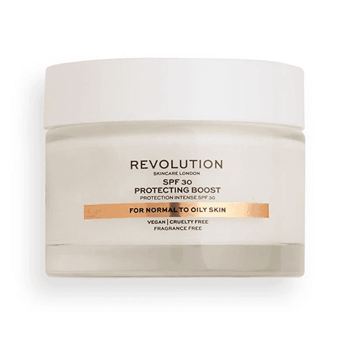 რევოლუშენი - Skincare სახის კრემი დამატენ. ნორმ. და ცხიმიანი კანის SPF30 50მლ