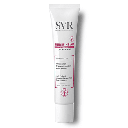 ესვიერი SVR -  SENSIFINE AR სახის კრემი გაჯერებული დამატენიანებელი/დამამშ. სიწითლის საწინააღმდეგო მგრძნობეიარე/ალერგიული კანის  40მლ