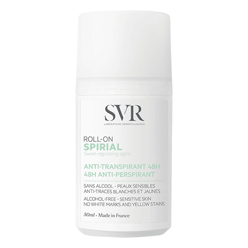 ესვიერი SVR - Spiral დეოტორანტი/ანტიპერსპირანტი მგრძნობიარე კანის 48სთ დაცვა 50მლ
