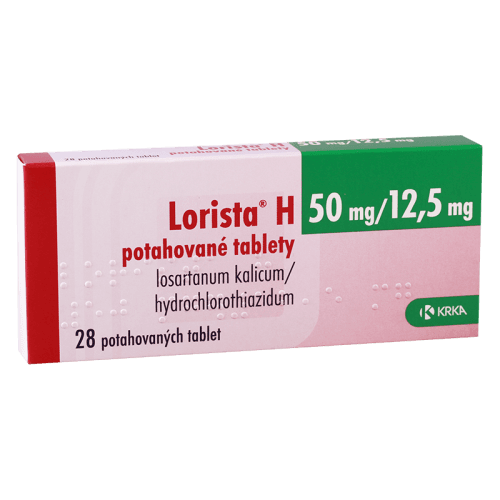 ლორისტა H ტაბლეტი  50მგ+12.5მგ #28