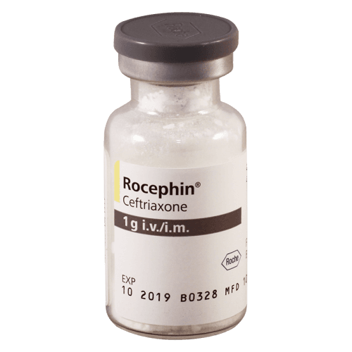 როცეფინი ფხვნილი საინექციო ხსნარის მოსამზადებლად 1000მგ ფლაკონი #1
