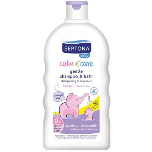 სეპტონა - ბავშვის შამპუნი და დასაბანი საშუალება ლავანდის ექსტრ 500მლ
