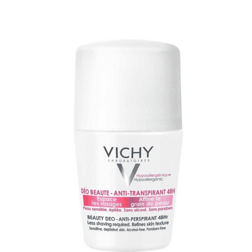 ვიში - დეოდორანტი ანტიპერსპირანტი ბურთ. 48სთ ბიუთი მგრძნობიარე კანის 50მლ