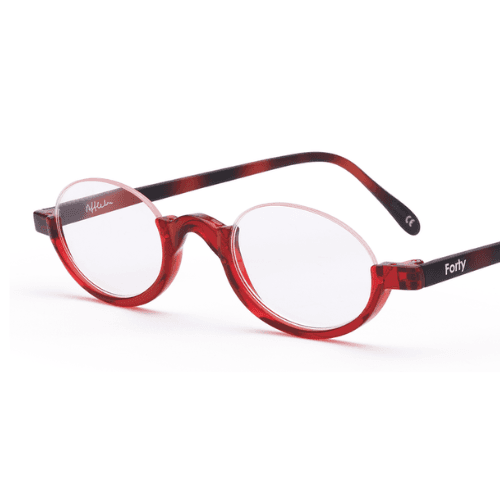 მზა სათვალე აფლელუ FORTY COFFRET01 OVAL +2.00 ORANGE