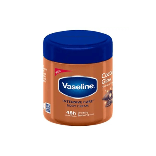 ვაზელინი - ტანის კრემი CocoaGlow ინტენსიური მკვებავი 400მლ