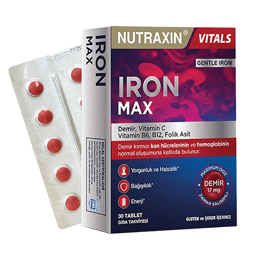 ნუტრაქსინი აირონ მაქსი ტაბლეტი #30