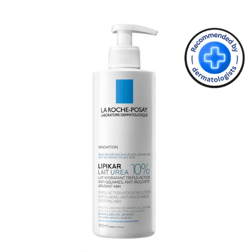 ლაროში - ლიპიკარი UREA 10% რძე სხეულის დამატენიანებელი სამმაგი მოქმედებით ძალიან მშრალი კანის 400მლ
