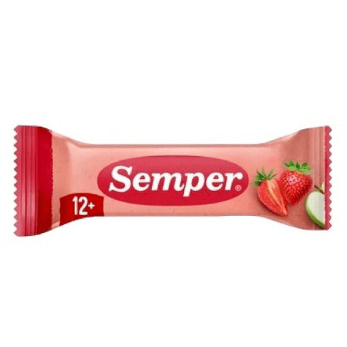 სემპერი - ბატონი ხილის. უშაქრო. ვაშლი და მარწყვი  /12თვ+/ 15გრ