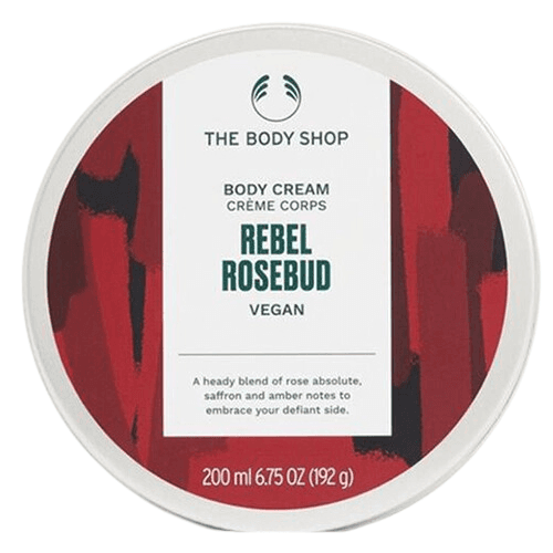 ბოდი შოპი - ტანის კრემი მეამბოხე ვარდი 200მლ