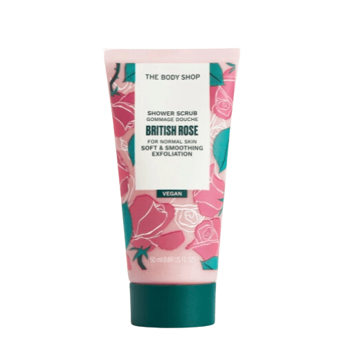 ბოდი შოპი - ტანის სკრაბი ბრიტანული ვარდი 50მლ