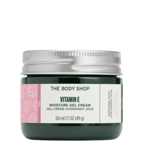 ბოდი შოპი - ვიტამინი E სახის გელ/კრემი 48 სთ დამატენ. კომბინირებული კანი 50მლ
