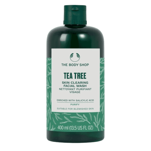 ბოდი შოპი - ჩაის ხე სახის დასაბანი გელი ცხიმიანი/პრობლემ. კანის 400მლ