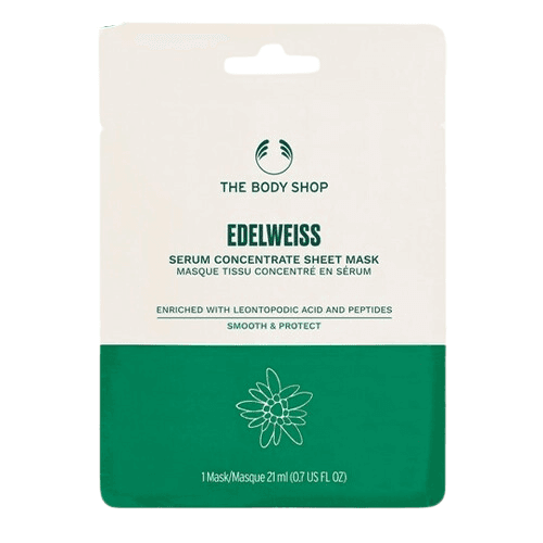 ბოდი შოპი - ედელვაისი ქსოვილოვანი კონცენტრირებული პატჩი სახის 21მლ