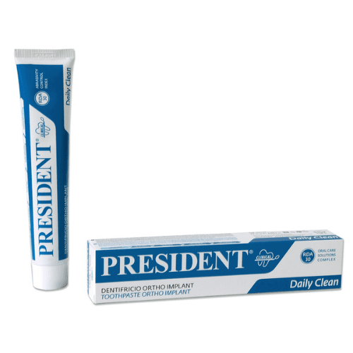 პრეზიდენტი - კბ/პასტა ორთოდონტული/იმპლანტებისთვის 75მლ 3109