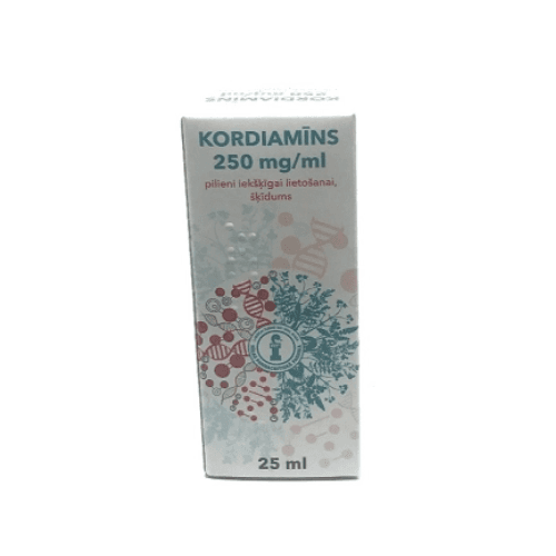 კორდიამინი წვეთები ორალური 25% 25მლ ფლაკონი  #1