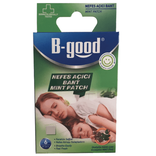 ლეიკოპლასტირი B-good მენთოლით/თავ. სუნთქვა 'Breath Easily'  #6