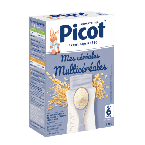 პიკო - ფაფა ურძეო მულტიმარცვალი /6თვ+/ 200გრ