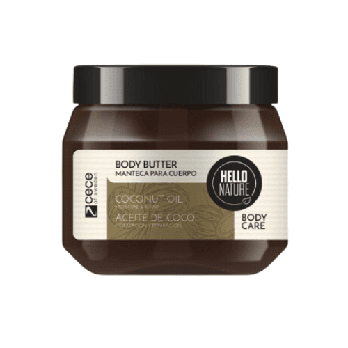 ჰელოუ ნეიჩა - ტანის კარაქი ქოქოსი დამატენიანებელი და აღმდგენი 250მლ