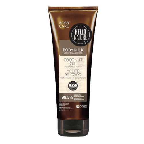 ჰელოუ ნეიჩა - ტანის რძე ქოქოსი დამატენიანებელი და აღმდგენი 250მლ