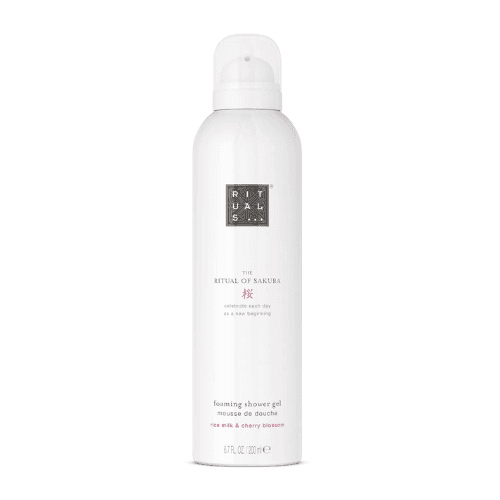 რიტუალს - შხაპის გელ-ქაფი Sakura ბრინჯის რძე და ალუბლის ყვავილი 200მლ