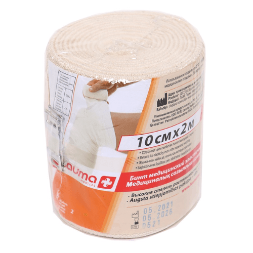 ლაუმა - ბინტი ელასტიური 10სმ X 2.0მ