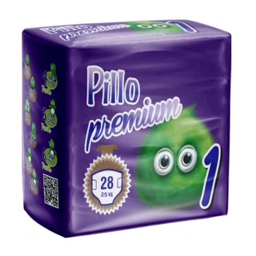 პილო - პრემიუმი ბავშვის საფენი ზ-1 /2-5კგ/ ნიუბორნ  #28