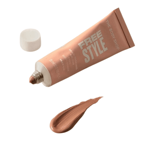 ბოდი შოპი - Make Up FREE STYLE - მულტი ფუნქციური ტუჩის/ლოყის/თვალის მატტი საცხი STAND 15მლ