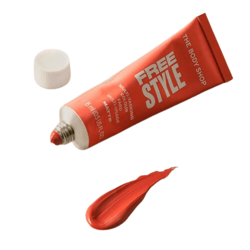 ბოდი შოპი - Make Up FREE STYLE - მულტი ფუნქციური ტუჩის/ლოყის/თვალის მატტი საცხი PLAY 15მლ