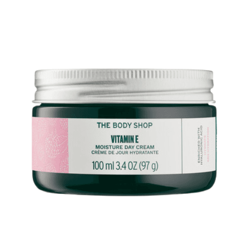 ბოდი შოპი - ვიტამინი E სახის კრემი 48 სთ დამატ. ყველა ტიპის კანი 100მლ