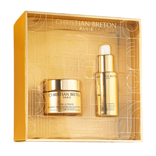 კრისტიან ბრეტონ - სასაჩუქრე ნაკრები THE UTLIMATE სახის კრემი ამინომჟავებით 50მლ + სახის შრატი 30მლ