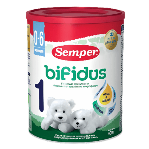 სემპერი - რძე ბიფიდუსი 1 /0-6თვ/ 400გრ