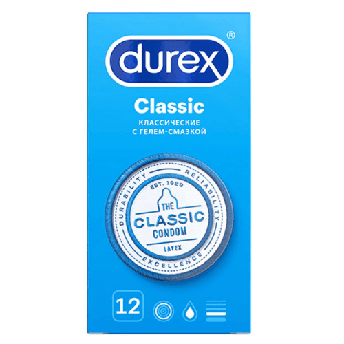 დურექსი - პრეზერვატივი 'Classic'  #12