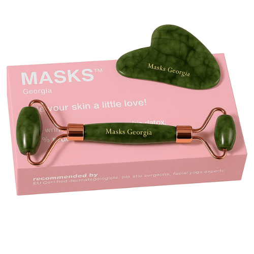 მასკს ჯორჯია - ნეფრიტის ნაკრები. როლერი + გუა-შა