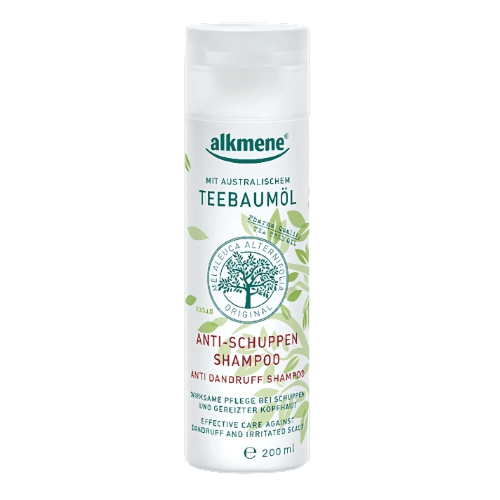 ალკმენე - შამპუნი ჩაის ხე ქერტლის საწინააღმდეგო ცხიმიანობისკენ მიდრეკილი თმის 200მლ