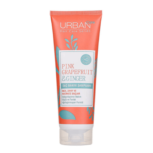 ურბან ქეა - შამპუნი Pink Grapefruite/Ginger თხელი თმის მოცულობა 250მლ
