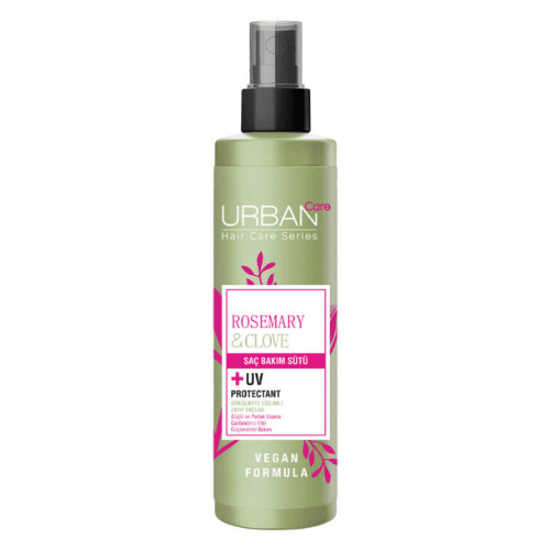 ურბან ქეა - რძე-სპრეი Rosemary/Clove თმის ცვენის საწინააღმდეგო ყველა ტიპის თმის UV დამცავი 200მლ