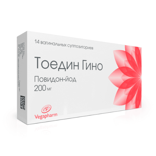 ტოედინი გინო სანთელი ვაგინალური 200მგ #14