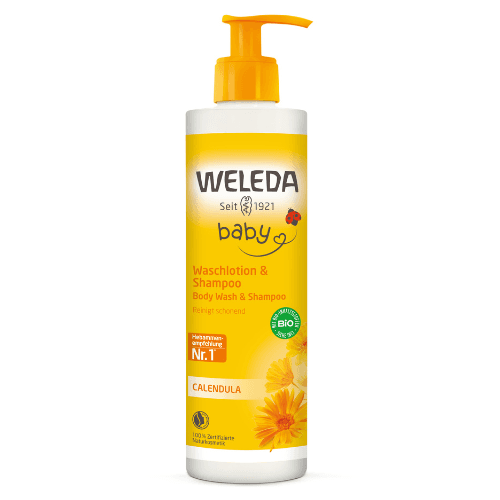 ველედა - გულყვითელა შამპუნი და დასაბანი საშუალება ბავშვის 400მლ