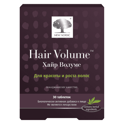 ნიუ ნორდიკი ჰეა ვოლუმი თმის ზრდისა და მოცულობისთვის ტაბლეტი #30