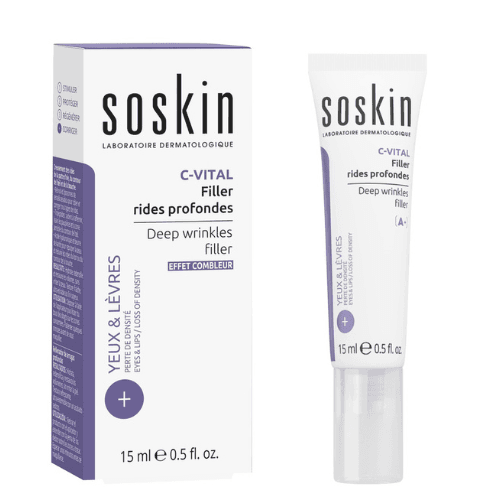 სოსკინ - C - Vital თვალის კრემი კონტურის შემავსებელი 15მლ