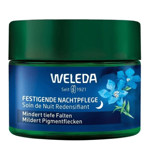 ველედა - ლურჯი გენცია სახის კრემი ნაოჭების/პიგმენტური ლაქების საწინააღმდეგო ღამის 40მლ