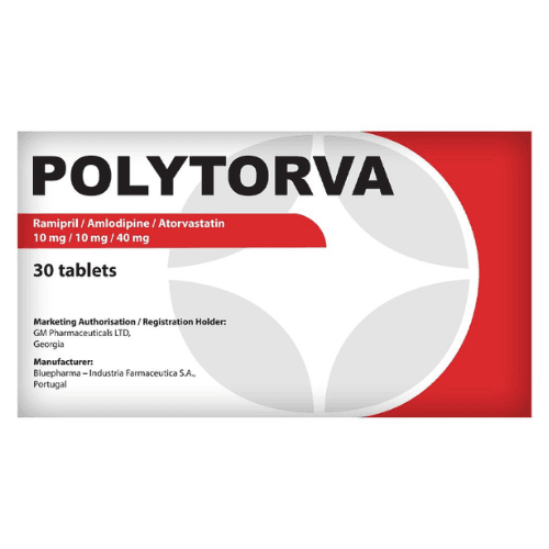 პოლიტორვა ტაბლეტი 10მგ+10მგ+40მგ #30