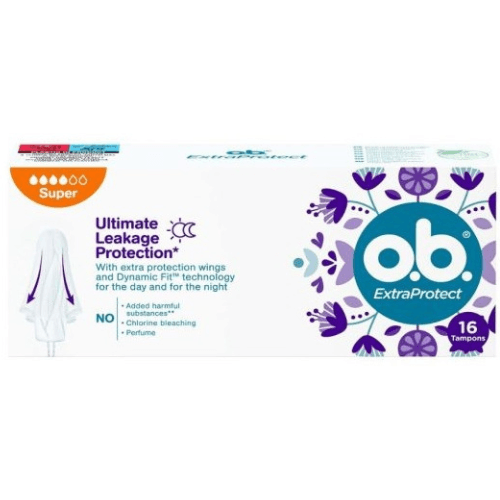 ობი - ტამპონი სუპერი Extra Protect /4წვ/  #16